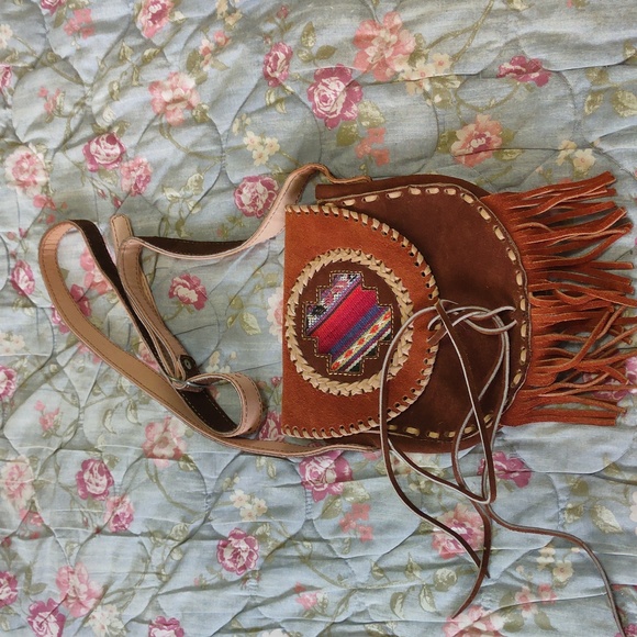 Sold - NWOT Suede & Leather Medicine Bag - Picture 9 of 9